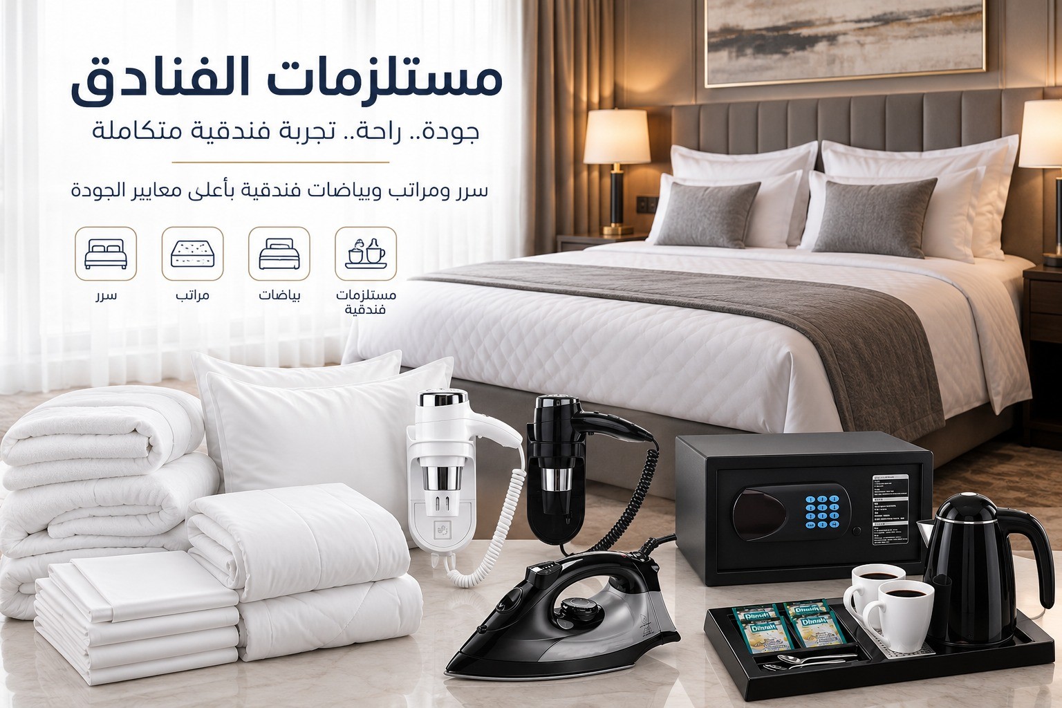 منتجات فندقية من استبرق